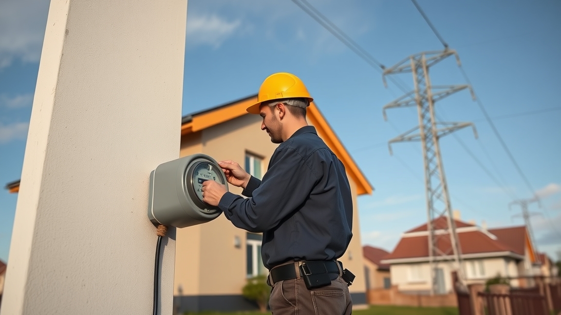 Munkás árammérő telepítése, energiaszolgáltatás költségei