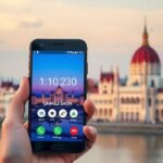 Okostelefon a korlátlan mobilnet használatával Magyarországon.