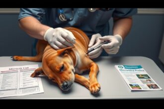 Kutyachip beültetése állatorvosi rendelőben