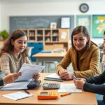 Nők csoportja magánóvoda költségeiről beszélgetve