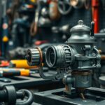 Porlasztó felújítása és karbantartása műhely eszközökkel.