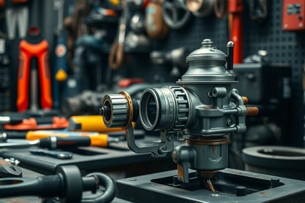 Porlasztó felújítása és karbantartása műhely eszközökkel.