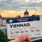 Vonatjegy Bécsbe, aktuális árakkal a képen