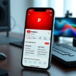 YouTube Premium előfizetés, reklámmentes videók és zenei hozzáférés.