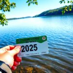 2025-ös állami horgászjegy a vízparton