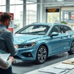 Autóátírás folyamata Magyarországon egy autószalonban