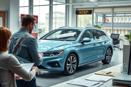 Autóátírás folyamata Magyarországon egy autószalonban