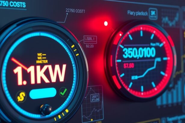 Energiainformációs panel 1.1 kW és költségekkel