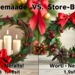 Összehasonlítás: saját készítésű és vásárolt adventi koszorú