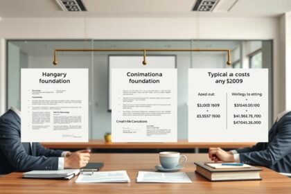 Alapítvány létrehozásának költségei és példák különböző alapítványok számára.