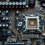 Alaplap részletei, modern technológiai elemekkel