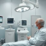 Orvosi rendelő, ahol allergiavizsgálatot végeznek modern eszközökkel.