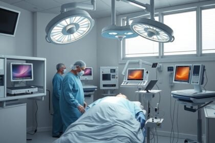 Altatásos vizsgálat folyamat a kórház műtőjében