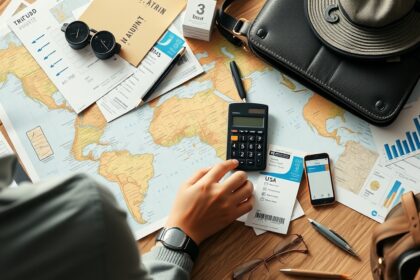 Amerikai út költségtervezés térkép, jegyek és kalkulátor