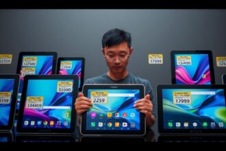 Android táblagép árak 2025-ben, különböző modellek bemutatása.