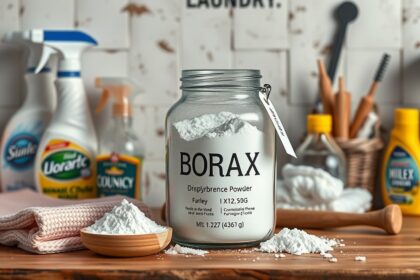 Bórax tisztítószer használatra kész konyhában