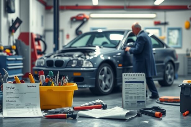 Autószerelő műhely: autó karbantartási költségek és eszközök.