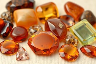 Borostyán ékszerek különböző árnyalataiban és méreteiben