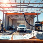 Autómosó működés közben, költségek és gépek áttekintése