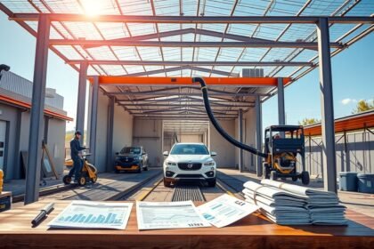 Autómosó működés közben, költségek és gépek áttekintése