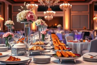 Elegáns rendezvény dekoráció catering szolgáltatással