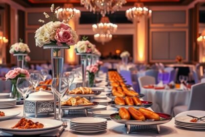 Elegáns rendezvény dekoráció catering szolgáltatással