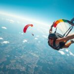 Ejtőernyős ugrás élmény a levegőben