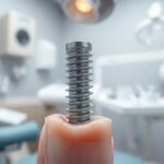 Csavaros fogimplantátum a fogászati rendelőben