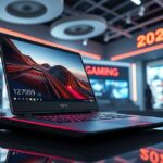 Gamer laptop kiállításon, 2025-ös árkategóriával