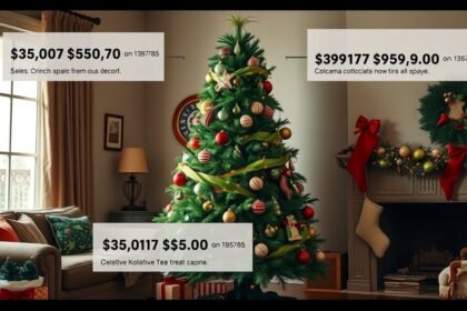 Karácsonyi díszítés grincsfa, árakkal és dekorációs tippekkel.