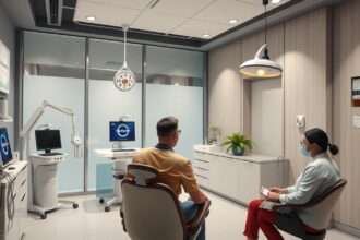 Hajbeültetési konzultáció egy modern klinikán