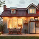 Családi ház fűtött terasszal és modern berendezésekkel