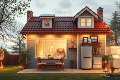 Családi ház fűtött terasszal és modern berendezésekkel