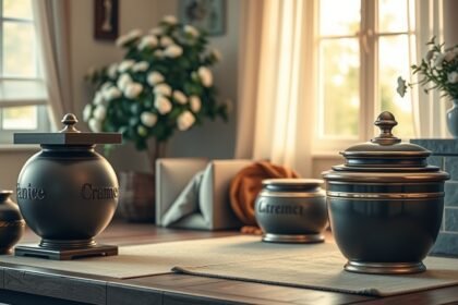 Hamisztási urnák házi kedvencek számára egy otthoni környezetben.