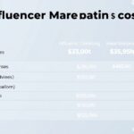 Infl influencer kampány költségek összehasonlítása grafikán