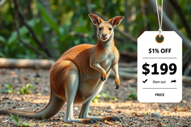 Kenguru árkedvezménnyel, $199-ért a természetben