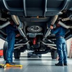 Autó alvázvédelem karbantartás közben