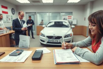 Külföldi autó forgalomba helyezése Magyarországon, ügyintézés közben.