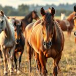 Különböző lovak egy mezőn, a lóvásárlás költségei szempontjából fontos