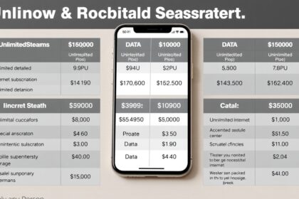 Mobil előfizetés szolgáltatások és díjak összehasonlítása.