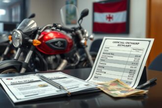 Motor átírás ügymenet Magyarországon, ügyintézési díjak és dokumentumok.