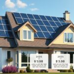 Családi ház napelemekkel és árakkal 2025-ben