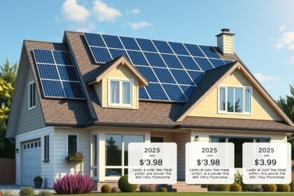 Családi ház napelemekkel és árakkal 2025-ben