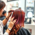 Női hajfestés szalonban, színek és stílusok választéka