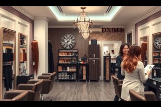 Modern hajstúdió, ahol hajhosszabbítást igényelhetünk.