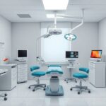 Modern plasztikai sebészeti rendelő berendezése