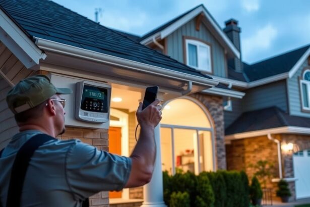 Riasztórendszer telepítése otthoni környezetben