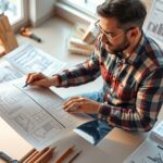 Statisztikai szakmai vázlatok áttekintése az építészet területén.