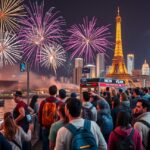 Szilveszteri ünneplés városnézőkkel és tűzijátékkal