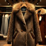 Prémium téli kabátok egy elegáns boltban.